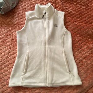 White North Face Vest